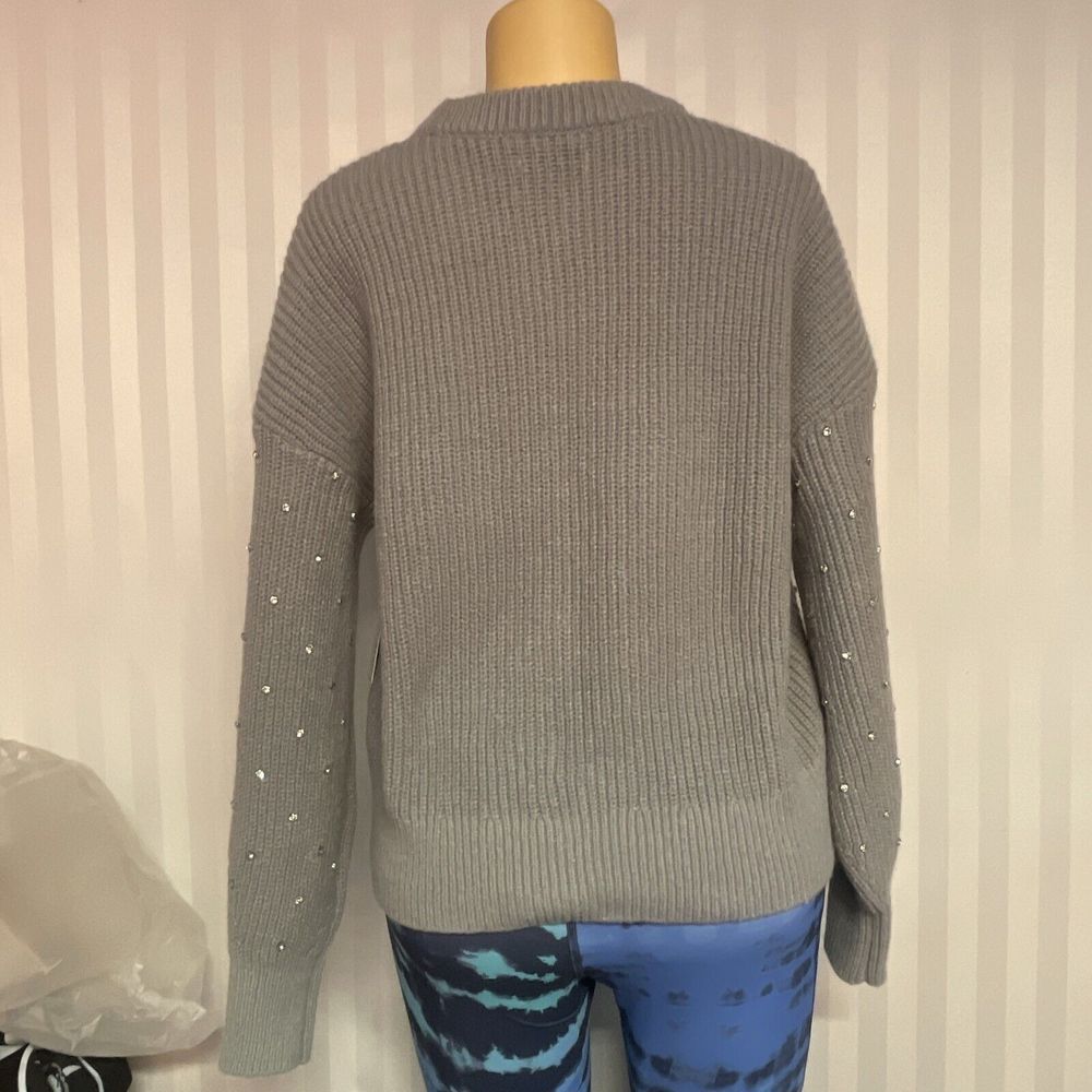 Nine West Sweater Womens L Gray‎ Pulliver
